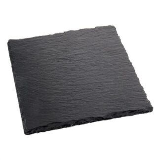 Piatto portata Piatto portata Ilsa 11970300PPV ARDESIA quadro Nero (ord.min.1.00 unità)