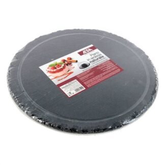 Piatto portata Piatto portata Ilsa 12050330PPV ARDESIA con scanalatura Nero (ord.min.1.00 unità)