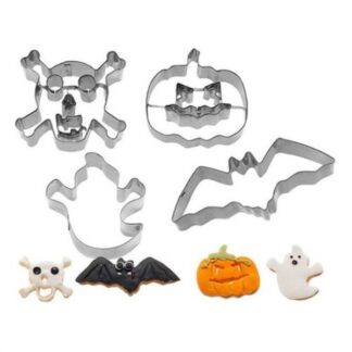 Stampo biscotti Formine biscotti Kaufgut 045879 Halloween Assortiti Acciaio (ord.min.1.00 unità)