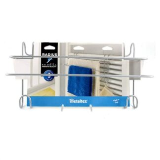 Porta oggetti box doccia Porta oggetti box doccia Metaltex 40 38 02 RADIUS Silver (ord.min.1.00 unità)