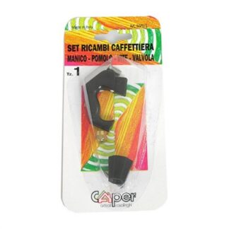Manico e pomolo caffettiera Manico e pomolo caffettiera Caper Art MPV 1 Nero (ord.min.1.00 unità)