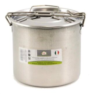 Portavivande termico Portavivande termico Gnali PPO VIVI pentolino con pietanziera Silver (ord.min.1.00 unità)