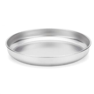 Teglia forno Teglia Steel Pan 12042 PATENTED pizza Cromo satinato (ord.min.1.00 unità)