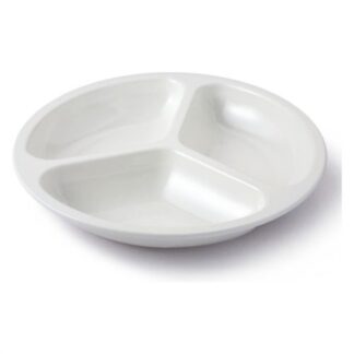 Piatto fondo Piatto fondo Melplast 2 V10200BB Triplo scomparto Bianco (ord.min.1.00 unità)