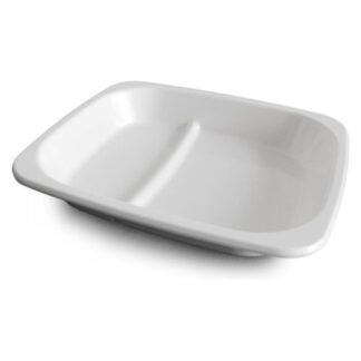 Piatto fondo Piatto fondo Melplast 2 V05500BB Doppio scomparto Bianco (ord.min.1.00 unità)