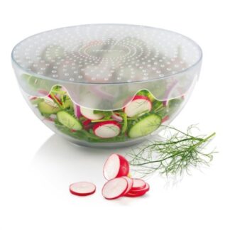 Coperchio contenitore Coperchio Tescoma 897110 set 2 pz d. 17 e 23 cm Trasparente (ord.min.1.00 unità)