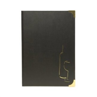 Porta menù Vermes MC BRWC BL SECURIT A4 Basic "Carta dei vini" Nero Porta menù (ord.min.1.00unità)