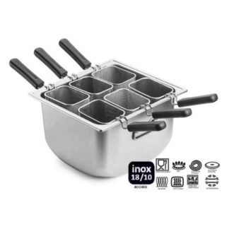Cuoci pasta Cuoci pasta Pinti inox 3390Q406 TENDER PROFESSIONAL 6 cestelli Cromo s (ord.min.1.00 unità)