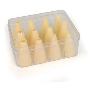 Set beccucci sacco decoratore Beccuccio sac a poche Trix FV 31893 Grande Avorio (ord.min.1.00 unità)