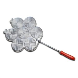 Tigelliera Tigelliera Elettro Center Art 381 7 posti d. 90 mm Silver (ord.min.1.00 unità)