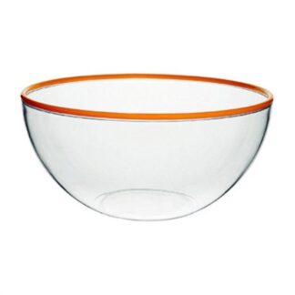 Coppa monoporzione Coppa Cosmoplast 141 SATURNO Trasparente e Rosso (ord.min.1.00 unità)