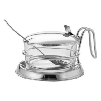 Formaggiera Formaggiera Pinti inox 50943400 Nouvelle Cuisine con cucchiaino Cromo (ord.min.1.00 unità)