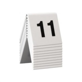 Segnaposto Segnaposto Vermes TN 11 20 WT SECURIT Set 10 Numeri da 11 a 20 Bianco (ord.min.1.00 unità)