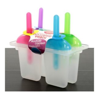 Forma ghiaccio Forma ghiaccio Cosmoplast 243 4 ghiaccioli Colori assortiti (ord.min.1.00 unità)