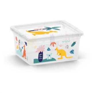 Contenitore salvaspazio Contenitore Keter 84060005161 C BOX STYLE Wild animals (ord.min.1.00 unità)