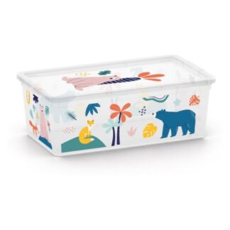 Contenitore salvaspazio Contenitore Keter 84070005161 C BOX STYLE Wild animals (ord.min.1.00 unità)