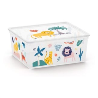 Contenitore salvaspazio Contenitore Keter 84090005161 C BOX STYLE Wild animals (ord.min.1.00 unità)