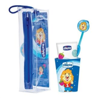 Set igiene orale infanzia Set igiene orale bimbi Chicco 120990 Tigre Azzurro (ord.min.1.00 unità)