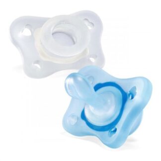 Gommotto Gommotto Chicco 7308861 PHYSIOFORMA bimbo Dual Soft Trasparente e Azzu (ord.min.1.00 unità)