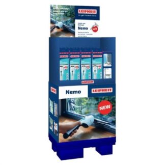 Espositore riassetto casa Espositore Leifheit EXPO 21 Lavavetri aspirante Nemo a batteria ricari (ord.min.1.00 unità)