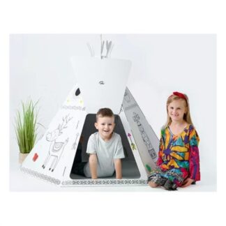 Tenda giocattolo Tenda giocattolo Biemme Bcs 5002 B Colorabile Paper Tipì Tent Bianco (ord.min.1.00 unità)