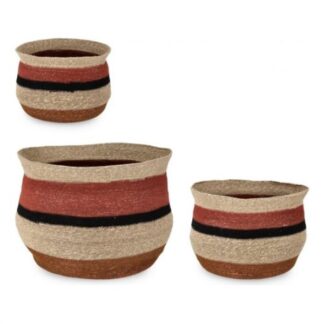 Set ceste Set ceste Yes Everyday 0412696 WAYLON Anfora Natural e Rosso (ord.min.1.00 unità)