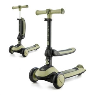 Monopattino Monopattino bimbi Kinderkraft KRHALL00GRE0000 HALLEY Cavalcabile 2 in (ord.min.1.00 unità)