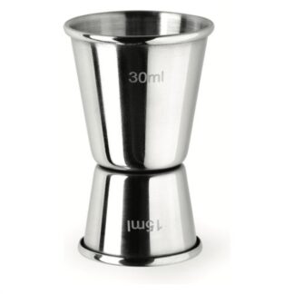 Misurino Ghidini Cipriano 328 da cocktail doppio (15 e 30 ml) Cromo Misurino (ord.min.1.00unità)