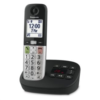 Cordless Cordless Panasonic KX TGU430EXB Black e Silver (ord.min.1.00 unità)