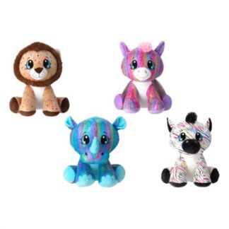Peluche Peluche Globo 83284 PELUX Animale seduto con decori Assortito (ord.min.1.00 unità)