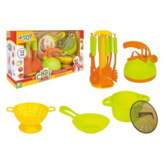 Playset cucina Playset Globo 40634 W’TOY Accessori cucina 12pz per Chef Italia (ord.min.1.00 unità)