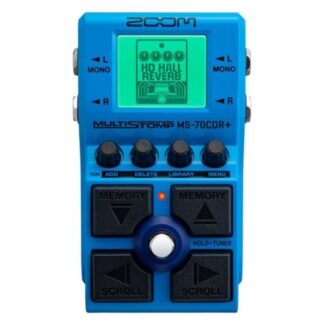 Multieffetto chitarra Multieffetto chitarra Zoom MULTISTOMP MS 70CDR+ Blue (ord.min.1.00 unità)