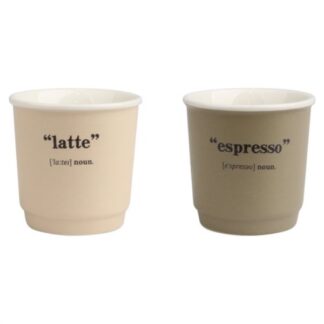 Set bicchierini caffè Set bicchierini caffè Amicasa Art 1 COFFEE Light (ord.min.1.00 unità)