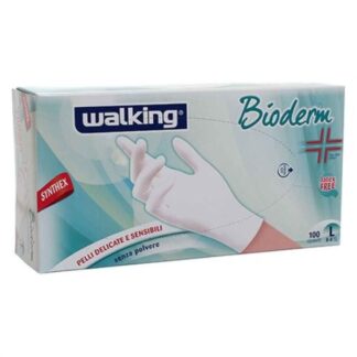 Guanti monouso Guanti monouso Walking 010337 BIODERM Bianco (ord.min.1.00 unità)