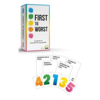 Gioco di società Gioco Rocco Giocattoli 21196320 YAS!GAMES First to worst (ord.min.1.00 unità)
