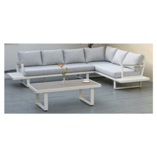 Set da esterno Amicasa BHR 10230 ROYAL Bianco e Grigio Set da esterno (ord.min.1.00unità)