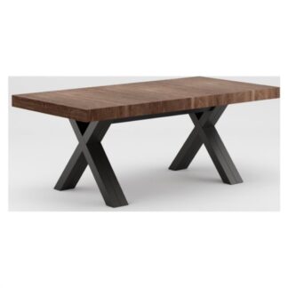 Tavolo Tavolo Living Design PANAMA Nero e Rovere scuro (ord.min.1.00 unità)