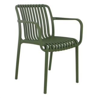 Sedia con braccioli da esterno Sedia con braccioli Amicasa PP 776A CORBARA Verde (ord.min.1.00 unità)