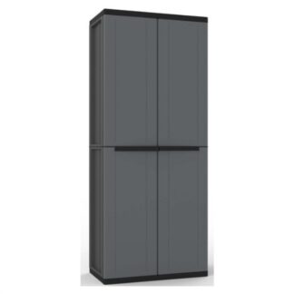 Armadio plastica Armadio plastica Terry 1003199 J BASE 268 Grigio sky e Nero (ord.min.1.00 unità)