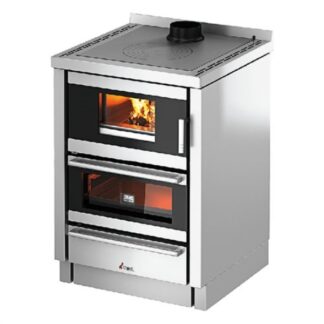 Cucina legna Cadel 71220013 KOOK 60 4.0V Inox Cucina legna (ord.min.1.00unità)