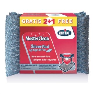 Set spugne Set spugne Arix 22214 MASTERCLEAN Silver Pad antigraffio antibatterich (ord.min.1.00 unità)