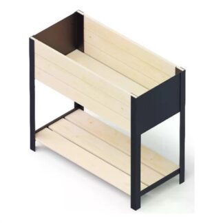 Fioriera Fioriera Kronus 0437 UPYARD Modern Box High Natural e Nero (ord.min.1.00 unità)