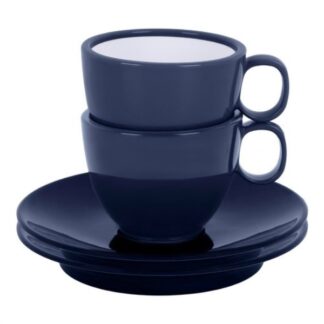 Set tazzine campeggio Set tazzine campeggio Brunner 0830066C.C22 antislip Blu (ord.min.1.00 unità)