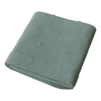 Coperta carrozzina Coperta carrozzina Italbaby 020 2200 04 MORBIDO POIS maglia Salvia (ord.min.1.00 unità)