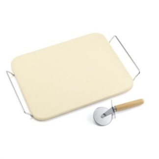 Pietra pizza Pietra pizza Ompagrill 103038 con supporto e rotella taglio (ord.min.1.00 unità)