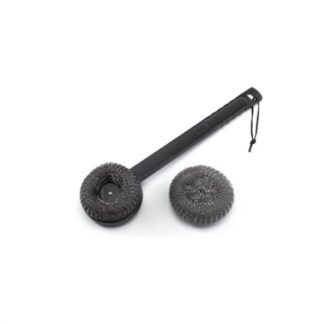 Spazzola barbecue Ompagrill SP950 con ricambio spugna Nero Spazzola barbecue (ord.min.1.00unità)