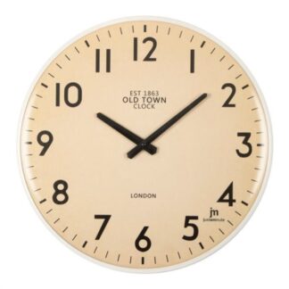 Orologio da parete Orologio da parete Lowell 21560 JUSTAMINUTE East 1863 Old Town Bianco (ord.min.1.00 unità)