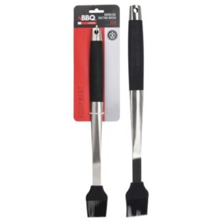 Pennello cucina Pennello cucina Bbq C04000100 silicone Cromo e Nero (ord.min.1.00 unità)