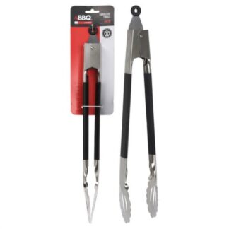 Pinza barbecue Bbq C04000120 Cromo e Nero Pinza barbecue (ord.min.1.00unità)