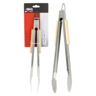 Pinza barbecue Pinza barbecue Bbq C83506020 manico legno (ord.min.1.00 unità)